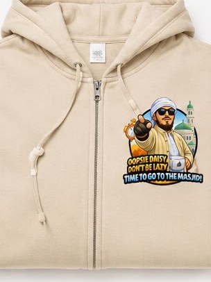 “Masjid Reminder” Zip Hoodie